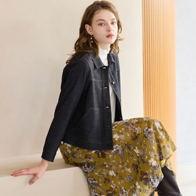 ロイヤルオックスデニムジャケット（73106601） | Liliane