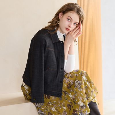 ロイヤルオックスデニムジャケット（73106601） | Liliane