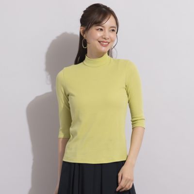 【Ｓ・Ｍサイズ】ハイネック七分袖Ｔシャツ（７３１２２４５２）