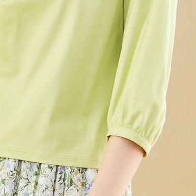 【Ｓ・Ｍサイズ】衿タックプルオーバーＴシャツ（７３１２２５０５）