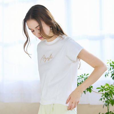 【Ｓ・Ｍサイズ】綿１００％ロゴプリント　Ｔシャツ（７３１２３５０１）