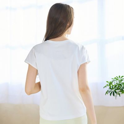 【Ｓ・Ｍサイズ】綿１００％ロゴプリント　Ｔシャツ（７３１２３５０１）