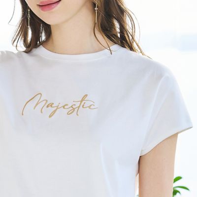 【Ｓ・Ｍサイズ】綿１００％ロゴプリント　Ｔシャツ（７３１２３５０１）
