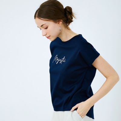 【Ｓ・Ｍサイズ】綿１００％ロゴプリント　Ｔシャツ（７３１２３５０１）