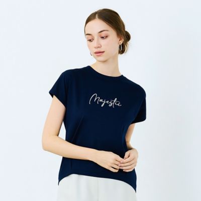 【Ｓ・Ｍサイズ】綿１００％ロゴプリント　Ｔシャツ（７３１２３５０１）
