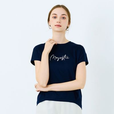 【Ｓ・Ｍサイズ】綿１００％ロゴプリント　Ｔシャツ（７３１２３５０１）