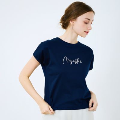 【Ｓ・Ｍサイズ】綿１００％ロゴプリント　Ｔシャツ（７３１２３５０１）