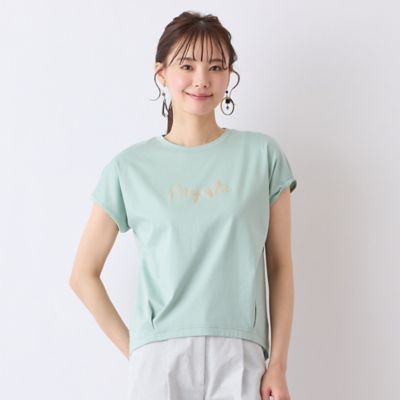 【Ｓ・Ｍサイズ】綿１００％ロゴプリント　Ｔシャツ（７３１２３５０１）