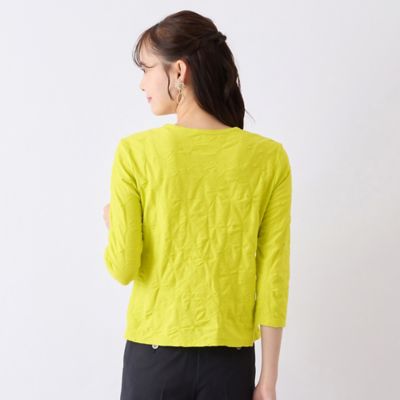 【アンサンブル対応／Ｓ・Ｍサイズ】ウォッシャブル綿ジャカードＴシャツ（７３１２３５５１）