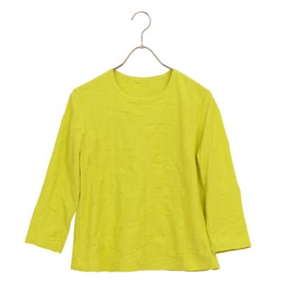 【アンサンブル対応／Ｓ・Ｍサイズ】ウォッシャブル綿ジャカードＴシャツ（７３１２３５５１）
