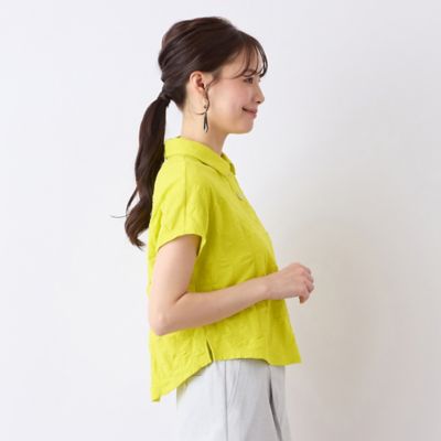 【Ｓ・Ｍサイズ】ウォッシャブル綿ジャカードＴシャツ（７３１２３５５２）