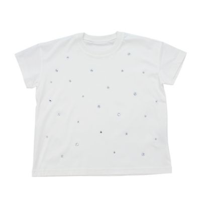 Liliane Burty Eclat (Women/小さいサイズ) /リリアンビューティ エクラ 【Ｃｈａｒｍｅ　ｐａｒ　Ｅｃｌａｔ】ジルコンプルオーバーＴシャツ（７３１２３５６１）