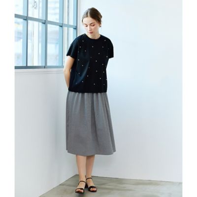 【Ｃｈａｒｍｅ　ｐａｒ　Ｅｃｌａｔ】ジルコンプルオーバーＴシャツ（７３１２３５６１）