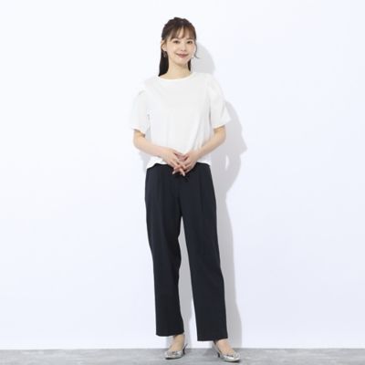 【Ｃｈａｒｍｅ　ｐａｒ　Ｅｃｌａｔ】袖タック　プルオーバーＴシャツ（７３１２３５６２）