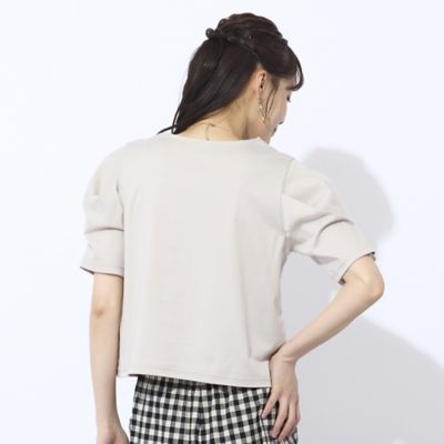 【Ｃｈａｒｍｅ　ｐａｒ　Ｅｃｌａｔ】袖タック　プルオーバーＴシャツ（７３１２３５６２）