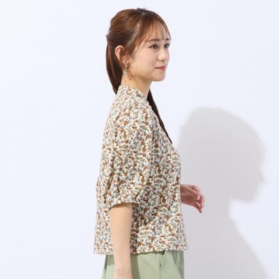 Ｔシャツ　プルオーバー☆リバティ 洗える】リバティプリントプルオーバーTシャツ（73123654