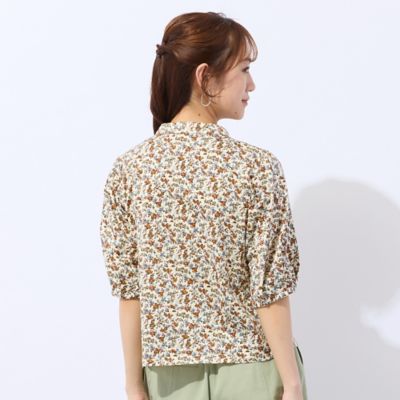 洗える】リバティプリントプルオーバーTシャツ（73123654