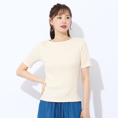 【Ｓ・Ｍサイズ】ラメリブジャージー　半袖Ｔシャツ（７３１２４５５１）