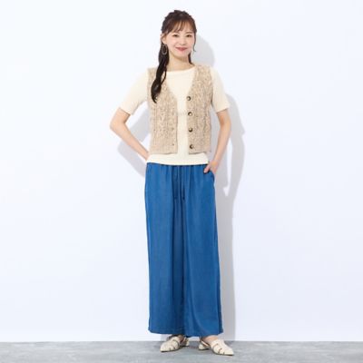 【Ｓ・Ｍサイズ】ラメリブジャージー　半袖Ｔシャツ（７３１２４５５１）