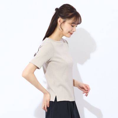 【Ｓ・Ｍサイズ】ラメリブジャージー　半袖Ｔシャツ（７３１２４５５１）