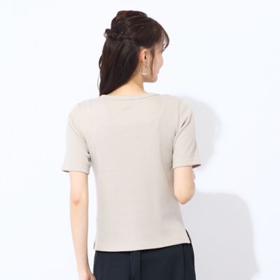 【Ｓ・Ｍサイズ】ラメリブジャージー　半袖Ｔシャツ（７３１２４５５１）