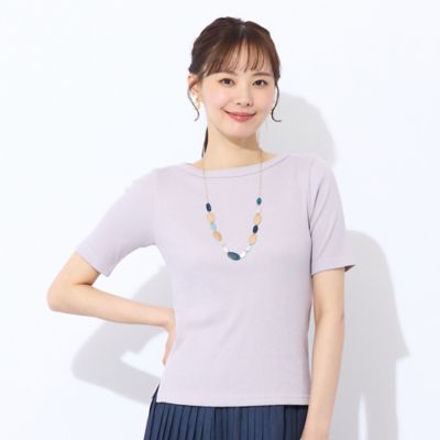 【Ｓ・Ｍサイズ】ラメリブジャージー　半袖Ｔシャツ（７３１２４５５１）