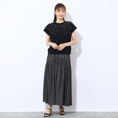 【Ｓ・Ｍサイズ】裏毛　パール加工シャツ（７３１２４５５３）