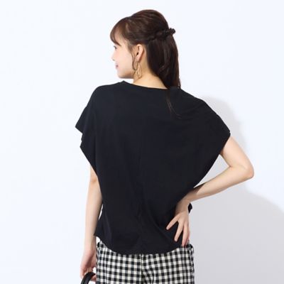 【Ｓ・Ｍサイズ】綿１００％フレンチスリーブＴシャツ（７３１２４５５４）