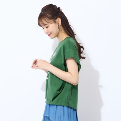 【Ｓ・Ｍサイズ】綿１００％フレンチスリーブＴシャツ（７３１２４５５４）