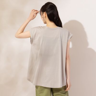 【Ｓ・Ｍサイズ】綿１００％　フレアシルエットロゴＴシャツ（７３１２５４０７）