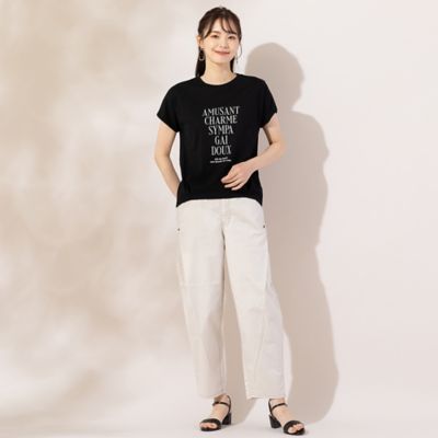 【Ｓ・Ｍサイズ】ロゴプリント　プルオーバーＴシャツ（７３１２５４２４）