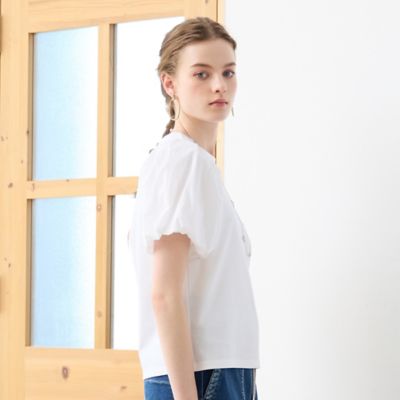 【Ｓ・Ｍサイズ】袖バルーン切替　プルオーバーＴシャツ（７３１２５４６５）
