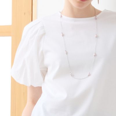 【Ｓ・Ｍサイズ】袖バルーン切替　プルオーバーＴシャツ（７３１２５４６５）