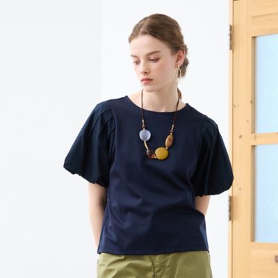 【Ｓ・Ｍサイズ】袖バルーン切替　プルオーバーＴシャツ（７３１２５４６５）