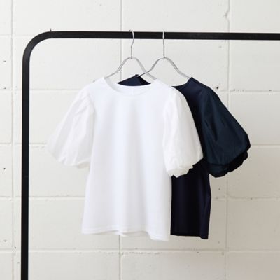 【Ｓ・Ｍサイズ】袖バルーン切替　プルオーバーＴシャツ（７３１２５４６５）