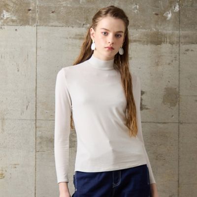【Ｓ・Ｍサイズ】ミップベア天　ハイネックＴシャツ（７３１２６４２１）
