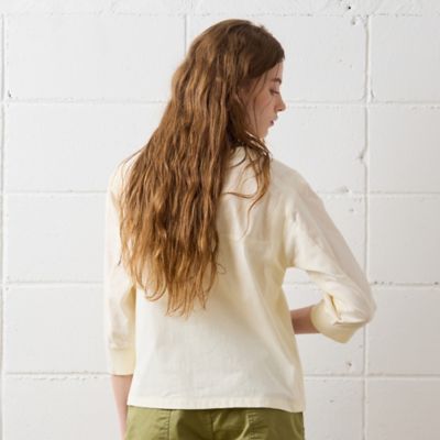 【Ｃｈａｒｍｅ　ｐａｒ　Ｅｃｌａｔ】異素材使いデザインＴシャツ（７３１２６４６６）