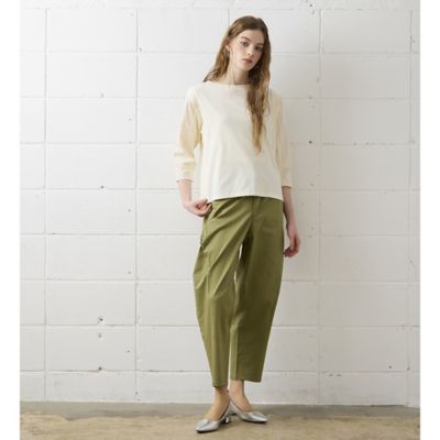 【Ｃｈａｒｍｅ　ｐａｒ　Ｅｃｌａｔ】異素材使いデザインＴシャツ（７３１２６４６６）