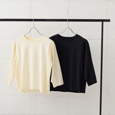 【Ｃｈａｒｍｅ　ｐａｒ　Ｅｃｌａｔ】異素材使いデザインＴシャツ（７３１２６４６６）