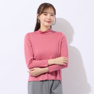 洗える】バンデーラ天竺ハイネックTシャツ（73126521