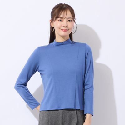 リリアンビューティ エクラ（Liliane Burty ECLAT）/【洗える】バンデーラ天竺ハイネックTシャツ 洗える】バンデーラ天竺ハイネックTシャツ（73126521