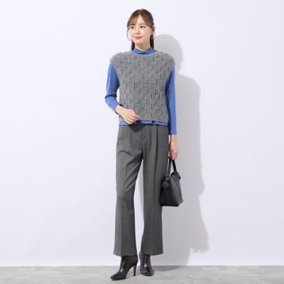 洗える】バンデーラ天竺ハイネックTシャツ（73126521