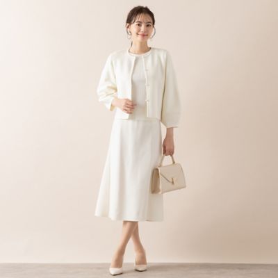 【セットアップ対応／Ｓ・Ｍサイズ】ウォッシャミラノリブ　コクーンニットジャケット（７３１３２５２１）