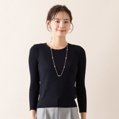 【アンサンブル対応／Ｓ・Ｍサイズ】ウォッシャブル１８ＧＧニット（７３１３２５２２）