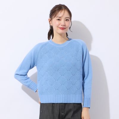 綿混プルオーバーニット（73132601） | Liliane Burty Eclat