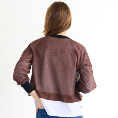 洗える】シアーニットカーディガン（73135551） | Liliane