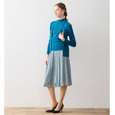 【Ｓ・Ｍサイズ】リブＶネック　ウォッシャブルニット［アンサンブル可］（７３１３６４０２）