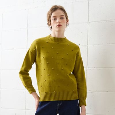 S・Mサイズ】ポップコーン編み プルオーバーニット