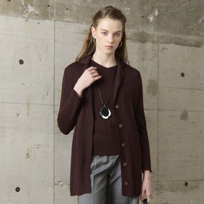 REBERTAS カーディガン BEMUSEMANSION Lace detail cardigan[AW47-22S164]｜URBAN