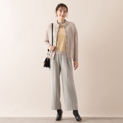 アンサンブル対応／S・Mサイズ】カシミヤ12GGカーディガン